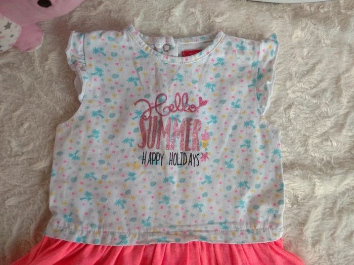 Robe été Fille 12 mois Hello Summer Holidays Tissaia - photo numéro 3