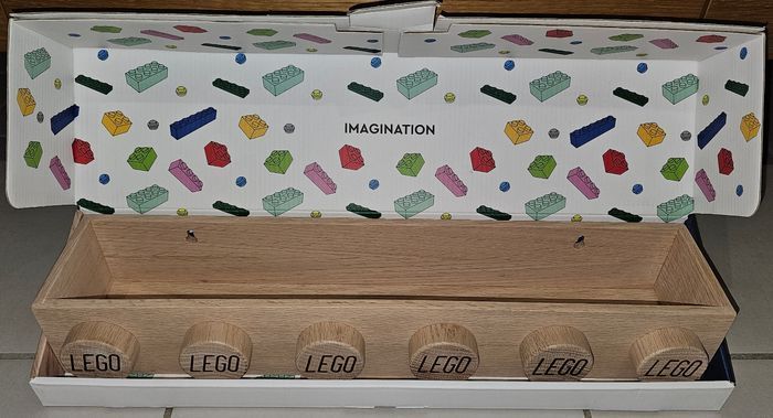 Lego Étagère en bois – chêne clair 5007107 - photo numéro 2