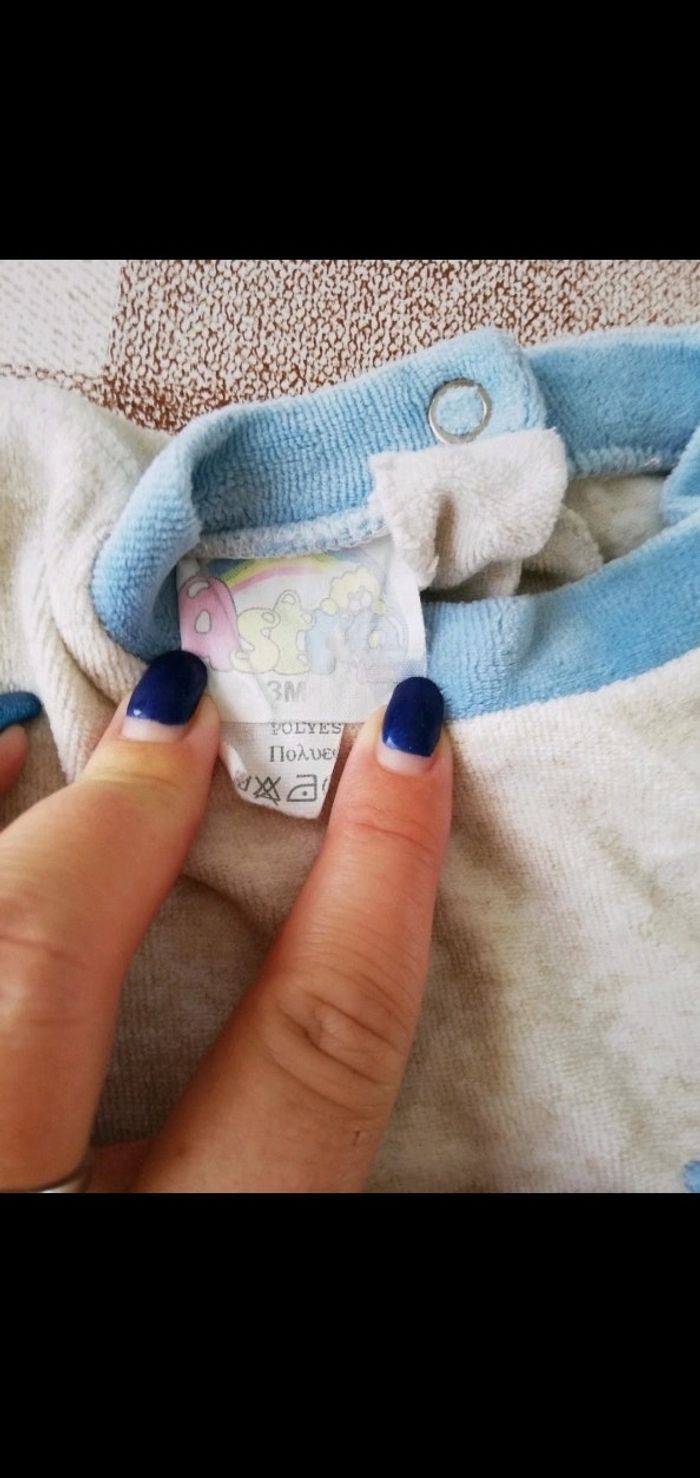 Pijama 3 mois épais cygnes - photo numéro 3