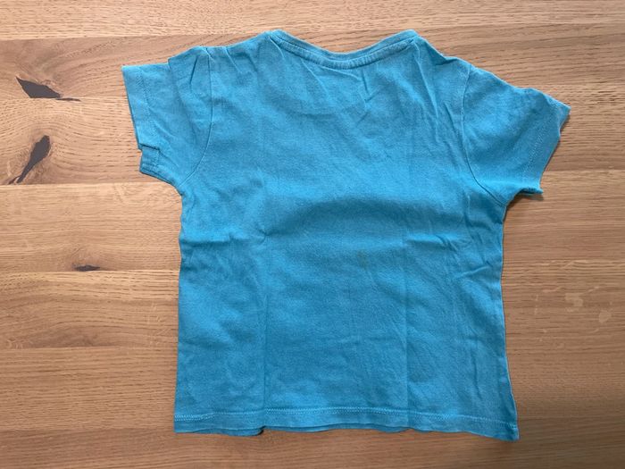 T-shirt manches courtes bleu Disney 2 ans - photo numéro 4