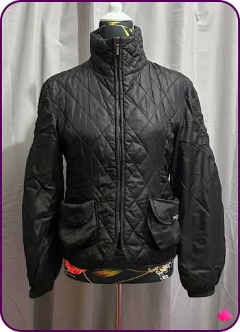 Veste matelassée Morgan noire, Taille 38, style doudoune légère