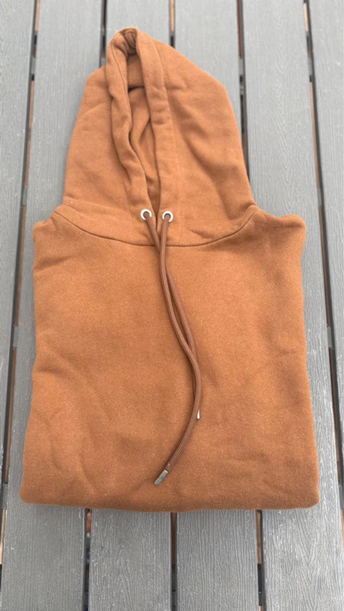 Sweat shirt à capuche marron Boohoo femme taille L