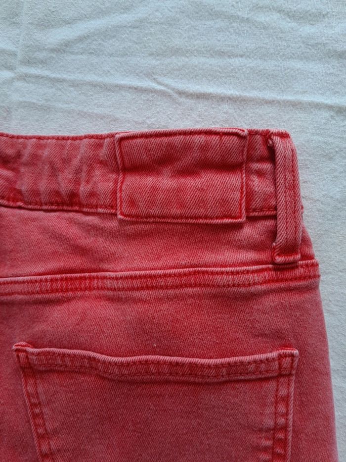 Jean taille haute rouge clair Only 28/32 - photo numéro 3