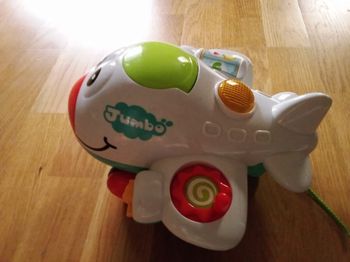 Jouet avion musical à tirer