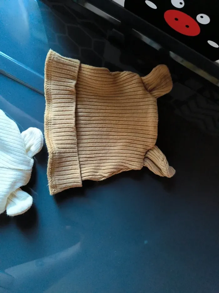 Lot 2 bonnets 0mois/prématuré - photo numéro 3