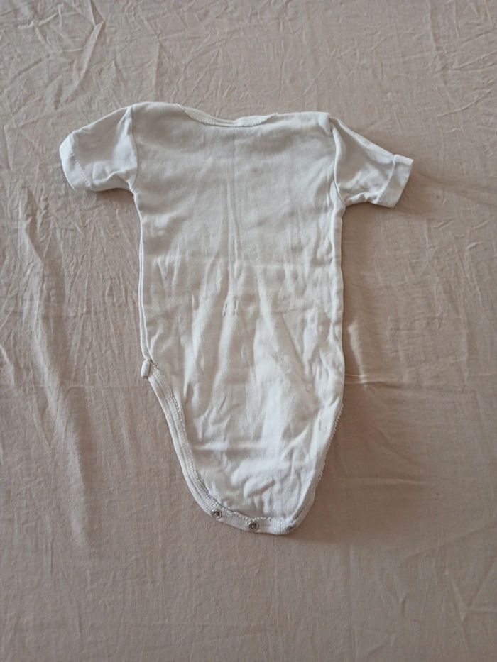 Body manches courtes mixte 3 mois - photo numéro 3