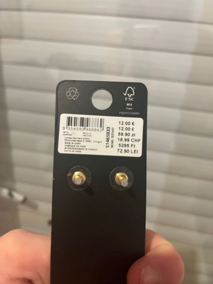 Boucle d’oreille cœur neuf - photo numéro 2