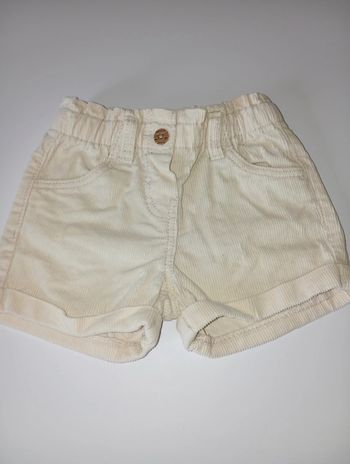 Short en velours 24 mois
