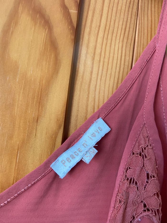 Débardeur femme S/M peace n’ love - photo numéro 2