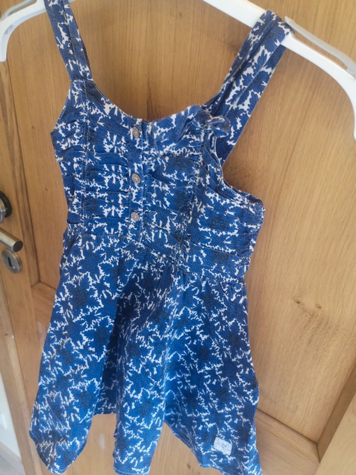 Robe en bleu et blanc IKKS 5 ans - photo numéro 2