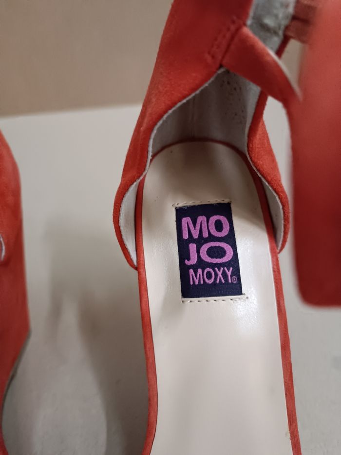 Sandales à talons corail Mojo Moxy taille 39,5 - photo numéro 4