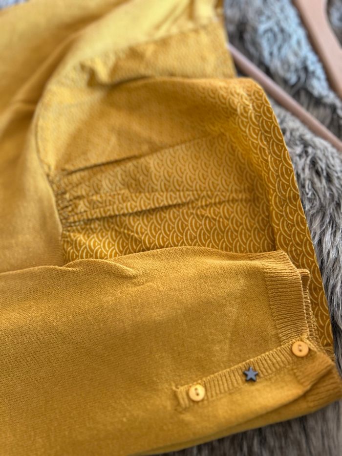 Pull fin jaune moutarde - photo numéro 2
