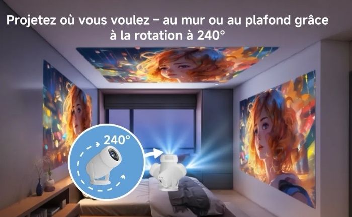 VIDÉO-PROJECTEUR PORTABLE LAYLATANG Y400 - photo numéro 7