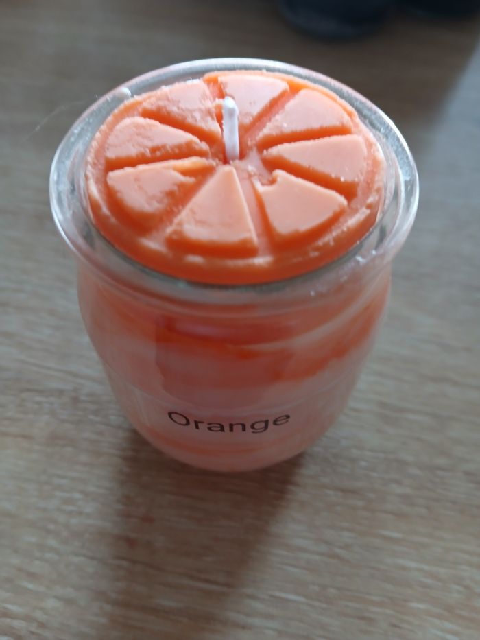 Bougie senteur orange - photo numéro 2