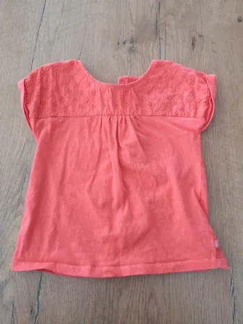 Tee shirt orange 18 mois okaidi