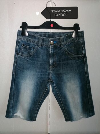 Bermudas jeans 12ans 152cm By kool