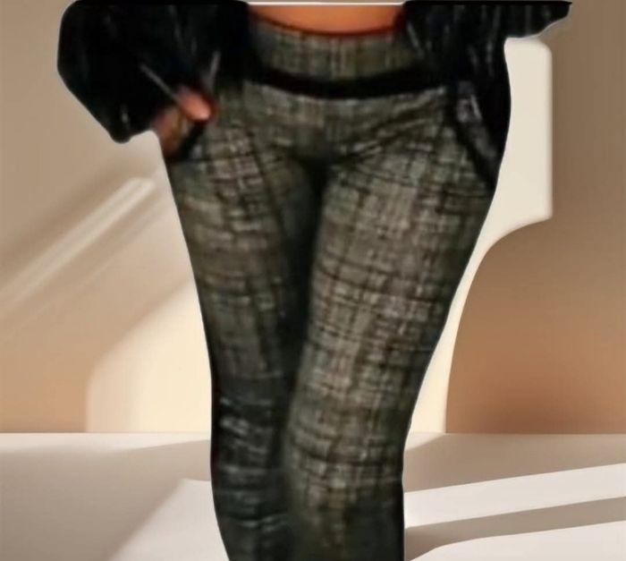 Pantalon ajusté bi matière femme - photo numéro 4