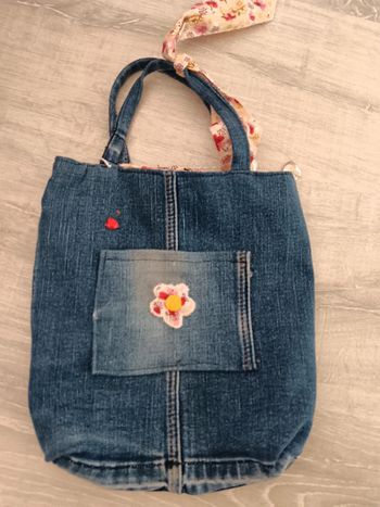 Sac en jeans fillette