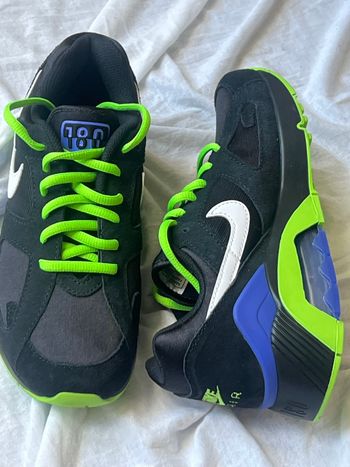 Nike Air Max noir/vert/bleu – Taille 38 – Neuves