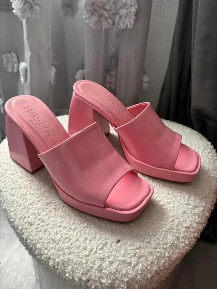 Sabot femme rose pastel taille 38 - photo numéro 2