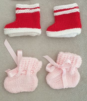Lot de 2 paires de chaussons bébé