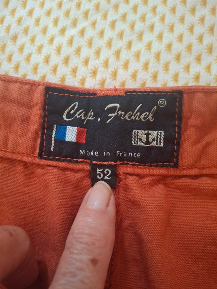 Bermuda homme taille 52  coloris rouille  poche sur le côté - photo numéro 5