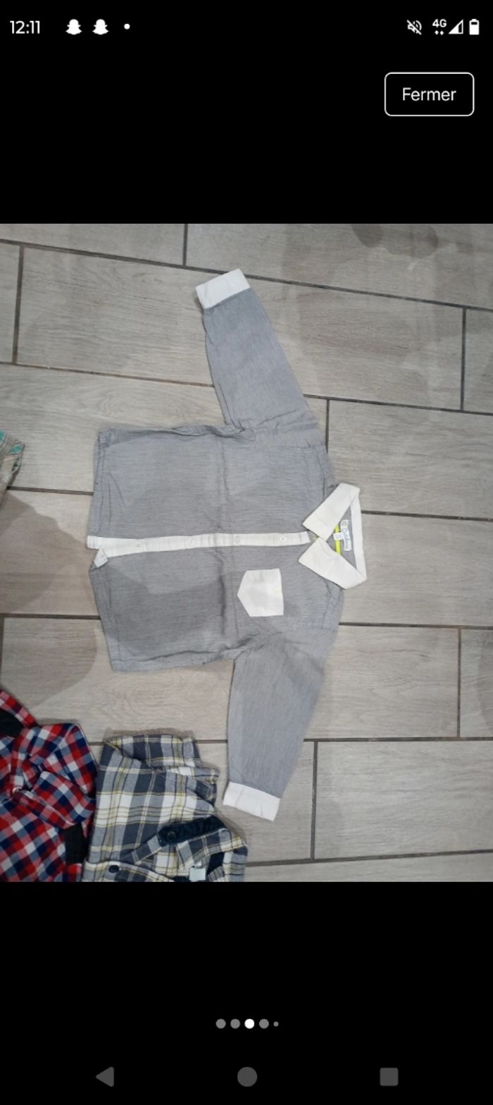 Lot chemise 18 mois - photo numéro 3