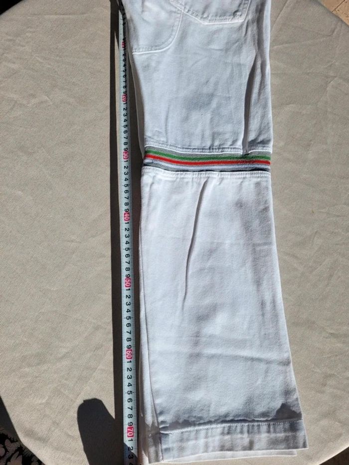 Pantalon blanc jambes larges RG512, taille S - photo numéro 15