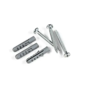 x3 Chevilles Grises et Vis Neuf