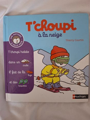 Livre t’choupette à la neige