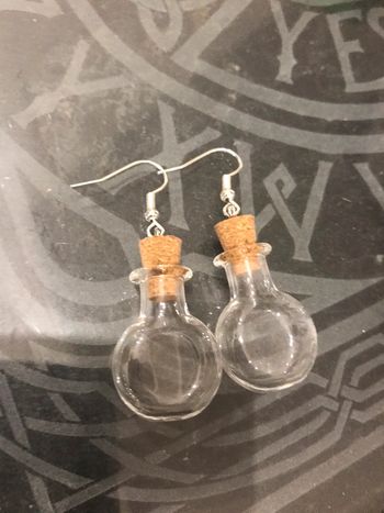 Boucles d’oreilles flacons