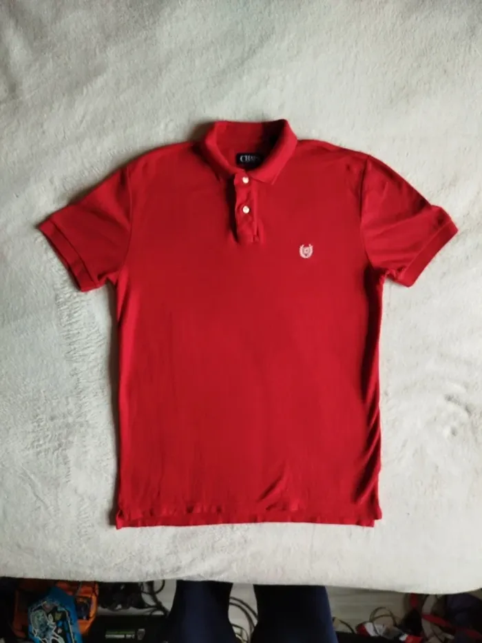 Polo Chap'S by Ralph Lauren rouge taille M - photo numéro 5