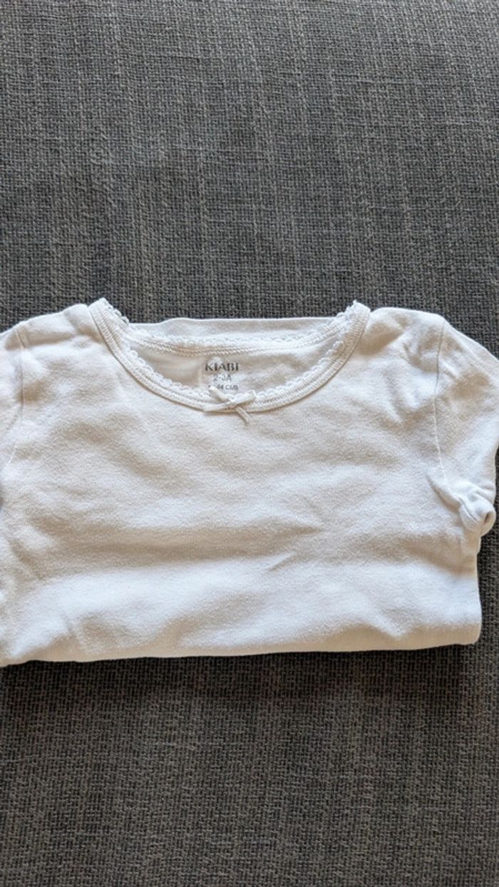 Lot de 8 maillots de corps ML taille 2/3 ans - photo numéro 5