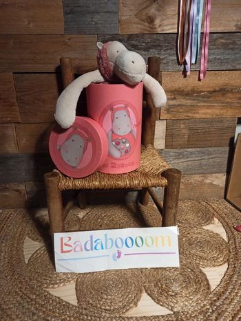 Peluche moulin roty hippopotame les zazous neuf