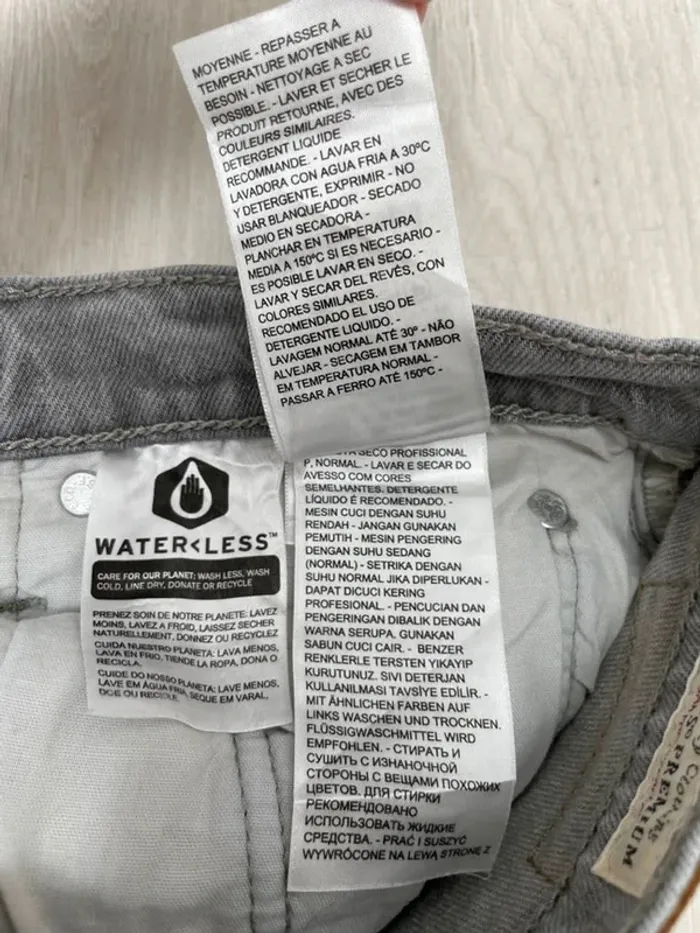 Jeans Grey Levi's 501 Skinny Women's US W26 x L28 - photo numéro 14
