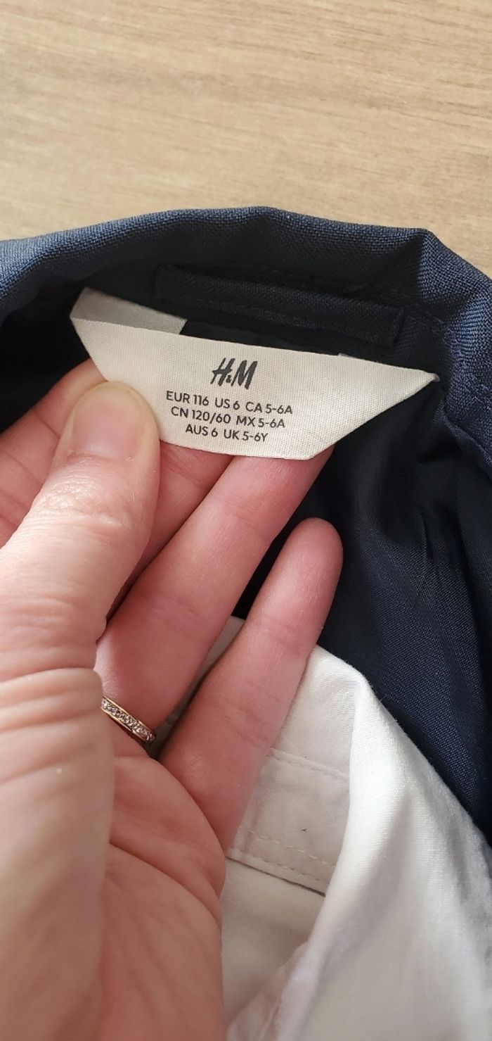 costume cérémonie garçon- bleu marine  5 ans - photo numéro 8