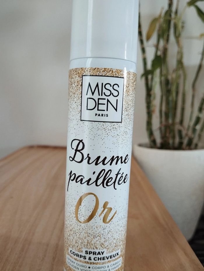 Brume paillettes or