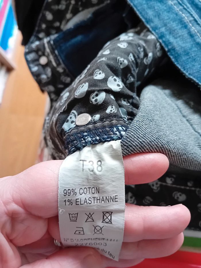 Short en jean Bleu T38 - photo numéro 3
