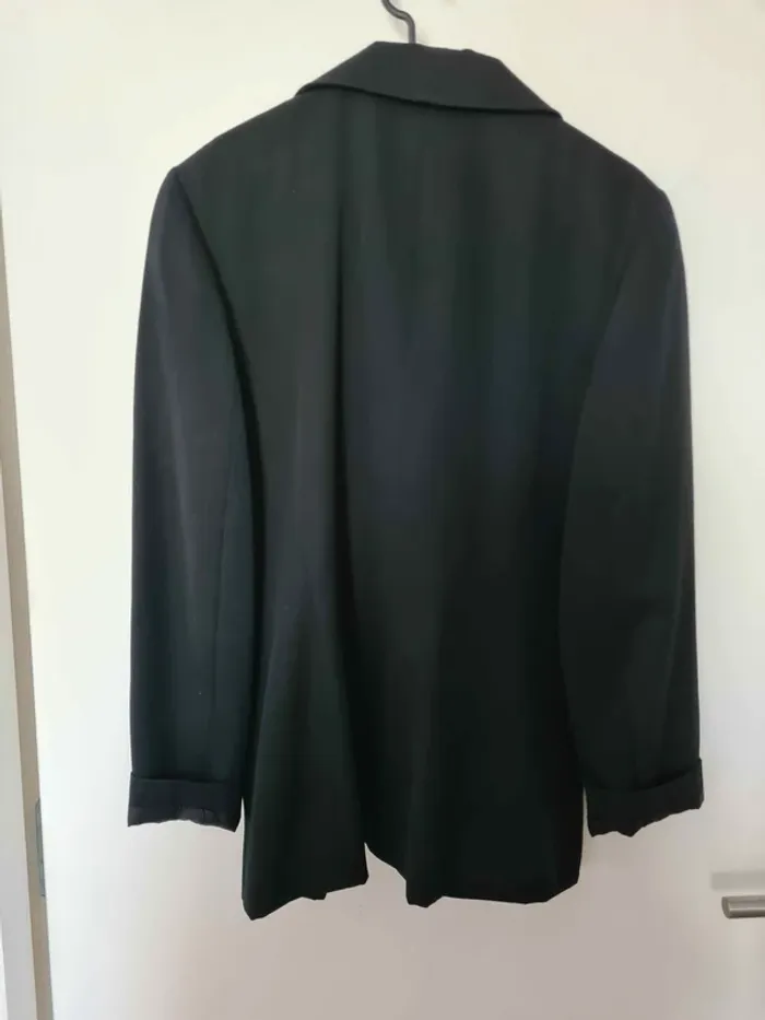 Veste asymétrique noir taille 40 - photo numéro 4