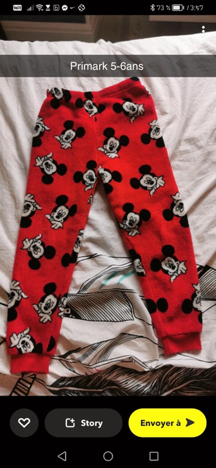 Pantalon de pijama mickey Disney