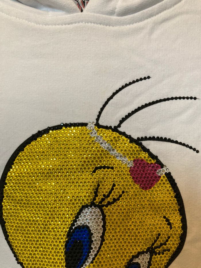 Sweat à Capuche Looney Tunes Tweety - photo numéro 3
