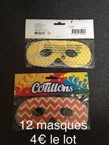 Lot masque neuf