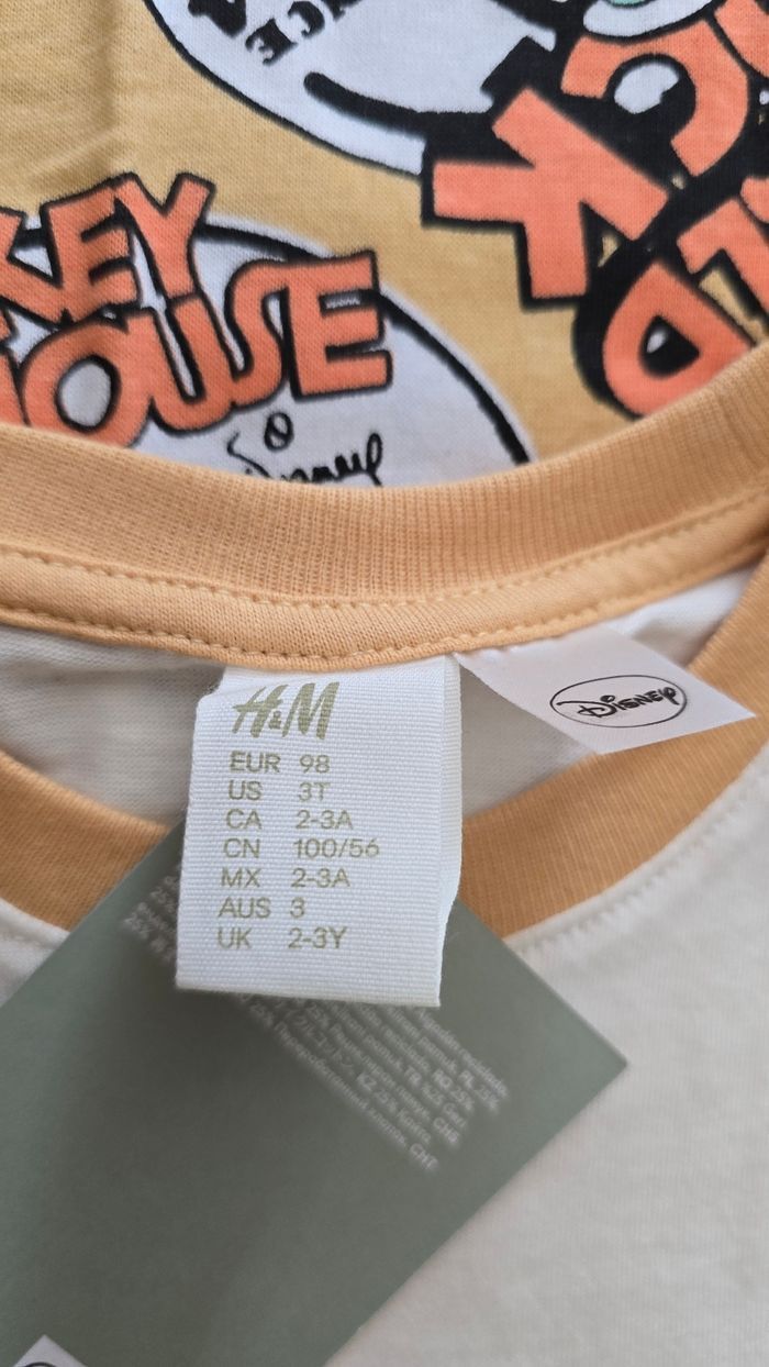 Neufs (non portés) 🤩😍💙 teeshirts mc disney 3 ans garçon 💙😍🤩 - photo numéro 7