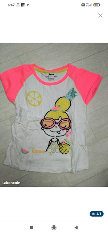 Tee shirt 5 ans ixoo 