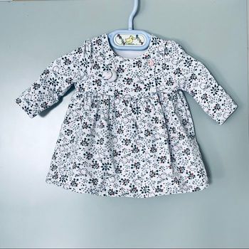 Robe manches longues « Du pareil au même » taille 6 mois robe manches longues « Du pareil au même » taille 6 mois, fermeture porte feuille ( voir photo), très bon état. D’autres vêtements 1/3/6/9 mois 