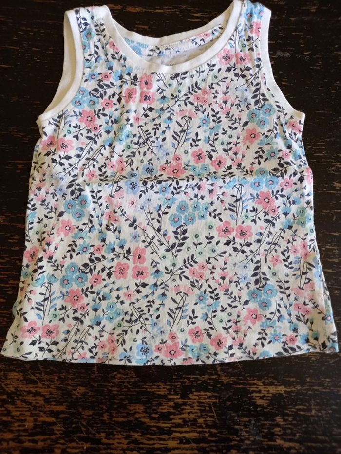 Debardeur floral 12 mois