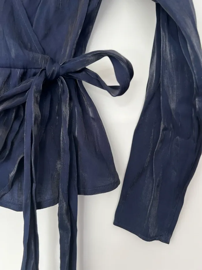 Blouse col V femme Villa - photo numéro 2