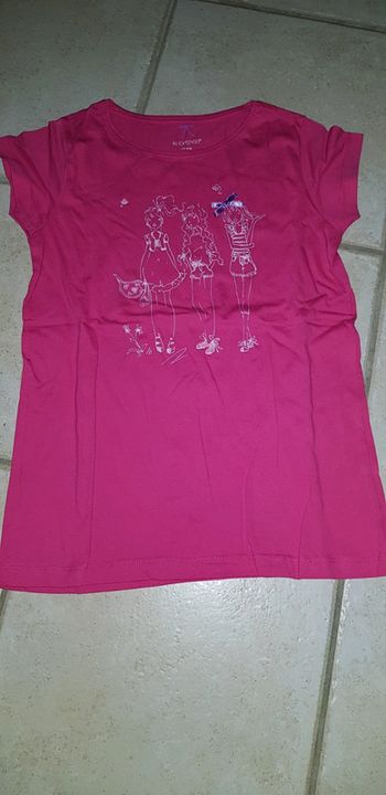 Tee-shirt manches courtes rose