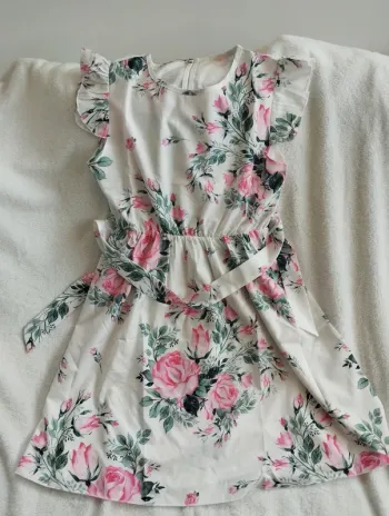 Robe fille neuve fleurs