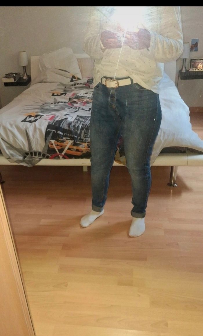 Jeans taille haute taille 38